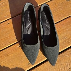 Anne Klein Black Low Heel Pumps